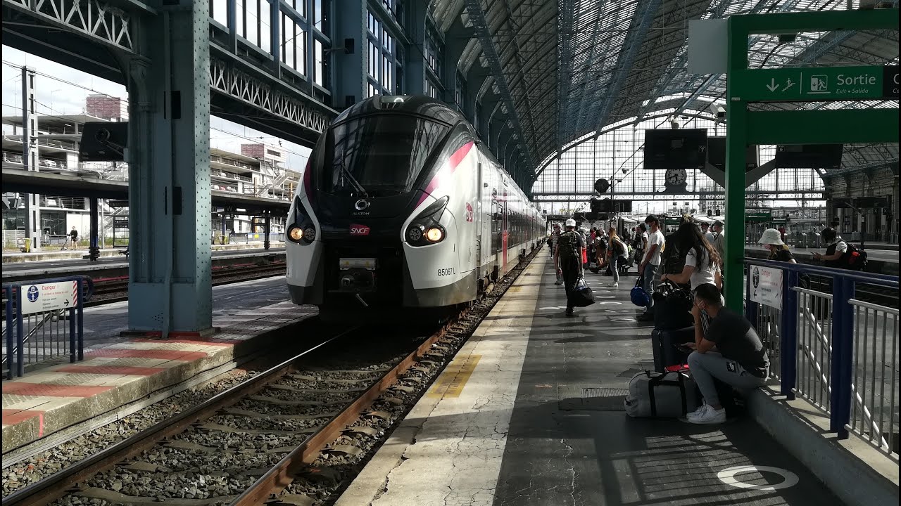 Un Coradia Liner en gare de Bordeaux Saint Jean (YouTube 'Trains of France')